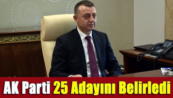 Hürriyet Gazetesi, AK Parti'nin 25 belediye başkan adayının belli olduğunu