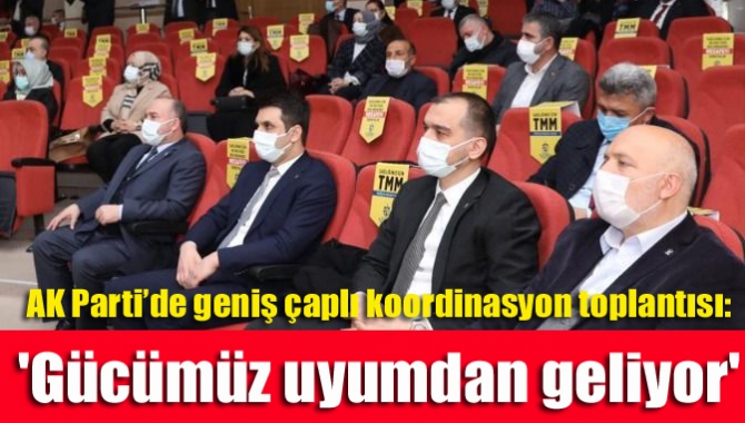 AK Parti Kocaeli'de bugün geniş çaplı koordinasyon toplantısı gerçekleşti. Genel