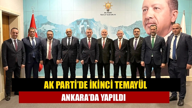 AK Parti’de belediye başkan aday adaylığı sürecinin bitmesinin ardından yapılan