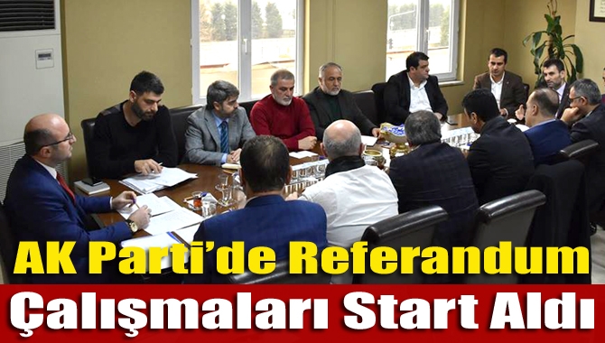AK Parti İl Başkanı Şemsettin Ceyhan, ilçe başkanları toplantısı ile