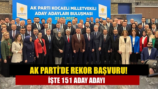 AK Parti’de 14 Mayıs genel seçimlerinde milletvekilli adayı olmak isteyen