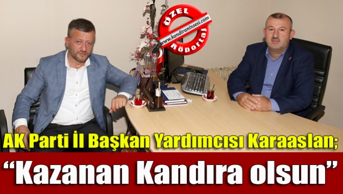 AK Parti İl Başkan Yardımcısı Yakup Karaaslan, “Belediye başkanı değişsin