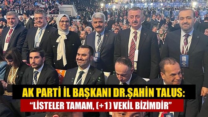 AK Parti Kocaeli İl Başkanı Dr.Şahin Talus, 14 Mayıs seçimleri