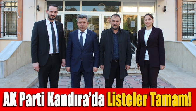 Ortak meclis üyesi aday listesiyle seçimlere girme kararı alan AK