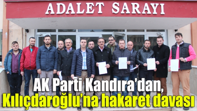 AK Parti Kandıra İlçe Teşkilatı ve bir grup partili, CHP