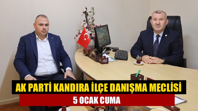 AK Parti Kandıra İlçe Başkanı Alper Tokgöz, Genişletilmiş İlçe Danışma
