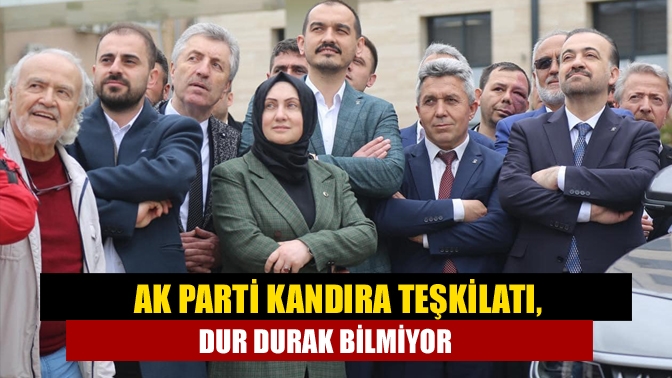 AK Parti Kandıra İlçe Başkanı Erol Ölmez ve teşkilatın tüm