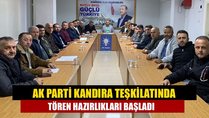 AK Parti Kandıra Belediye Başkan Adayı için, Kandıra İlçe binası