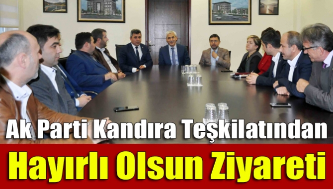 AK Parti Kandıra İlçe Başkanı Erol Ölmez ve yönetimi İSU