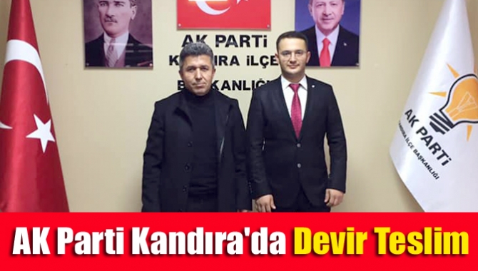 AK Parti Kandıra İlçe Gençlik Kolları'nda bayrak değişimi. AK Parti