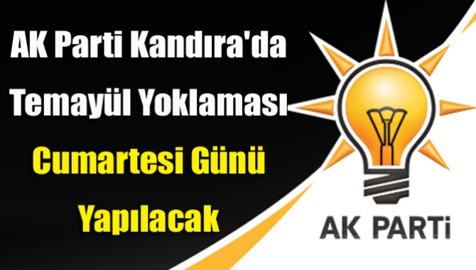 4 Ekim'de yapılacak AK Parti Kandıra ilçe kongresi için adaylar