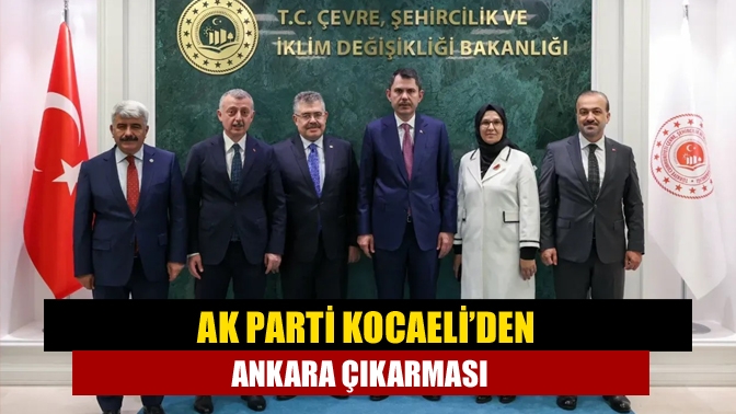 AK Parti Kocaeli İl Başkanı Şahin Talus ve Kocaeli Büyükşehir