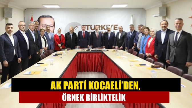 Cumhurbaşkanlığı 2.tur seçimleriyle ilgili AK Parti Kocaeli’de örnek bir dayanışma
