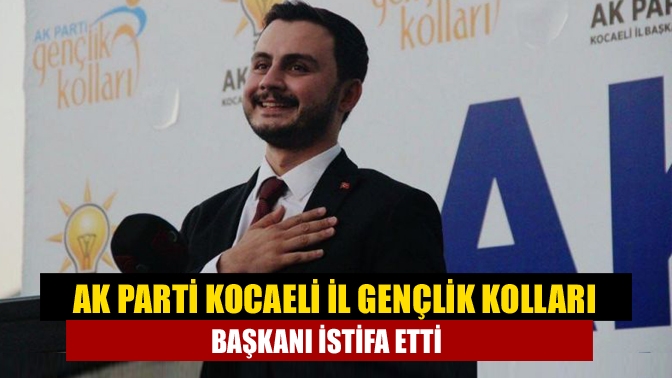 AK Parti Kocaeli İl Gençlik Kolları Başkanı Baki Özdemir, görevinden
