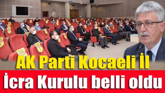 AK Parti Kocaeli İl Başkanı Mehmet Ellibeş başkanlığında bugün Dr.