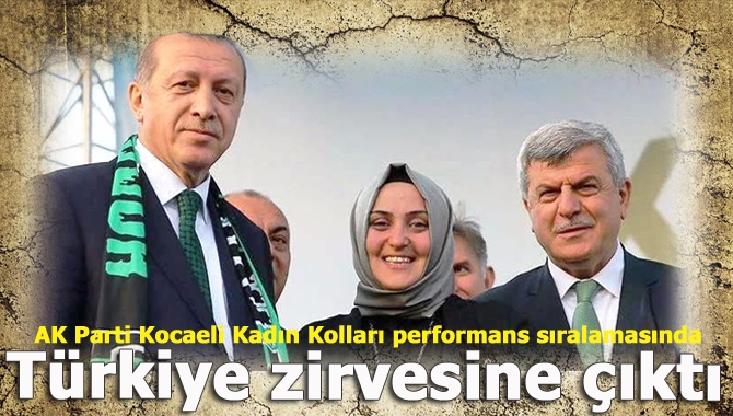 AK Parti Kadın Kollarının teşkilatları çalışma performansları açıklandı.Açıklanan sonuçlara göre