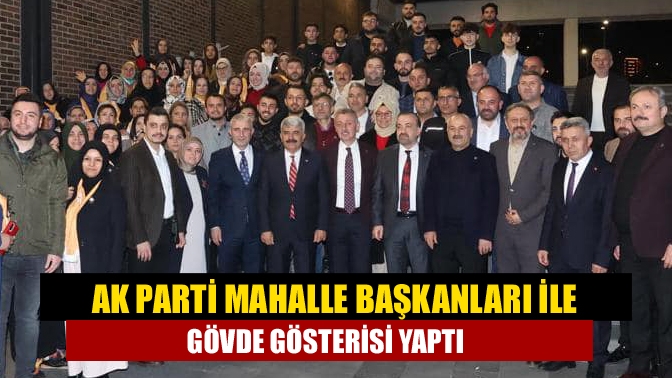AK Parti İl Başkanlığı 31 Mart yerel seçimlerinden önce tüm