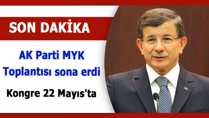 AK Parti MYK Başbakan Ahmet Davutoğlu başkanlığında toplandı. Davutoğlu toplantı