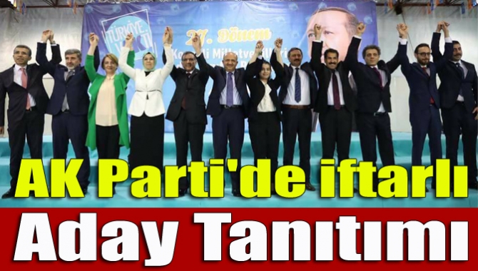 AK Parti Kocaeli il başkanlığı 13 milletvekili adayını teşkilata tanıttı.