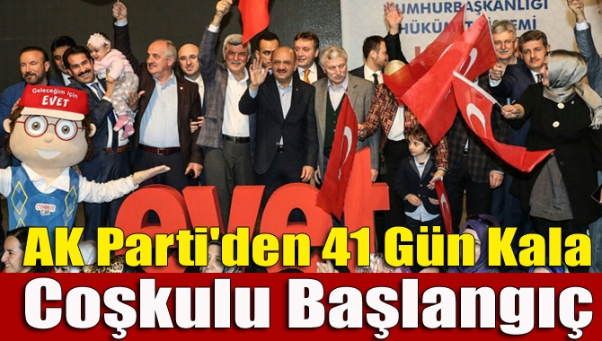 AK Parti Kocaeli Teşkilatı, halk oylamasına 41 gün kala kampanya