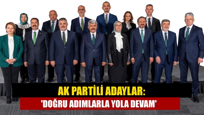 AK Parti Milletvekilleri ve milletvekilleri adayları, fotoğraf çekimi için stüdyoya