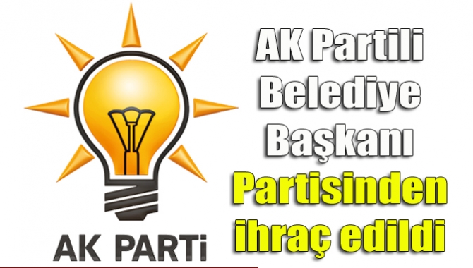 Belediye Başkanı, parti tüzüğünün bazı maddelerine aykırı davrandığı gerekçesiyle Ak