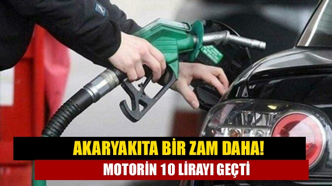 Motorinin litre fiyatına gece yarısından geçerli olmak üzere 66 kuruş