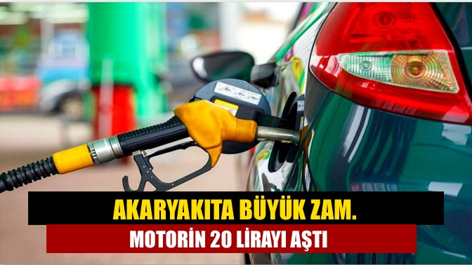 Gelen indirimlerin ardından çok geçmeden akaryakıta yeni bir zam daha