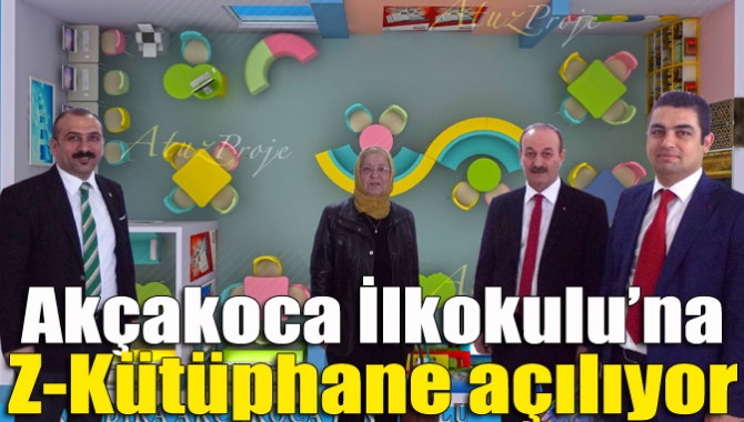 Kandıra Akçakoca İlkokulu’na, emekli öğretmenlerden Jale Güneş’in katkılarıyla Z-Kütüphane (Zenginleştirilmiş