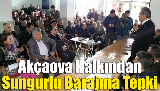 Kandıra’da yapılacak olan Sungurlu Barajı nedeniyle sular altında kalacak olan