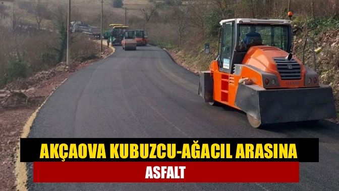 Üstyapısı tamamen yenilenecek 7,5 kilometre uzunluktaki Akçaova grup yolunun Kubuzcu-Ağacıl