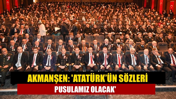 Atatürk’ün ölümünün 84’üncü yıl dönümünde Süleyman Demirel Kültür Merkezi’nde 10