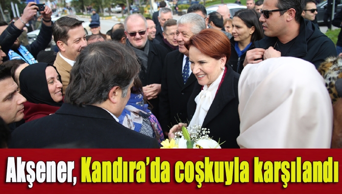 İYİ Parti Genel Başkanı Meral Akşener, Kandıralılarla buluştu ve Ercüment