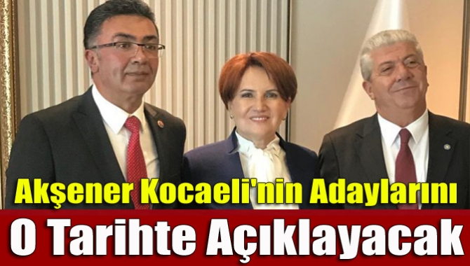 Aday adaylığı için başvuru takviminin başladığını söyleyen İYİ Parti İl