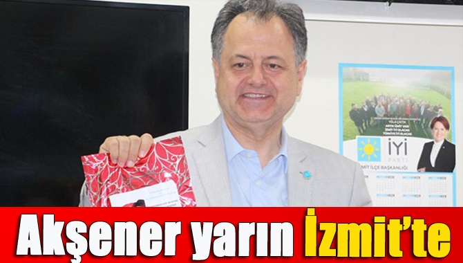 Cumhurbaşkanı Adayı İzmitli Meral Akşener yarın saat 17:00’de İzmit’te olacak.