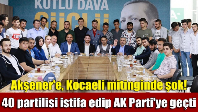 İYİ Parti Genel Başkanı ve Cumhurbaşkanı adayı Meral Akşener'in Kocaeli’de