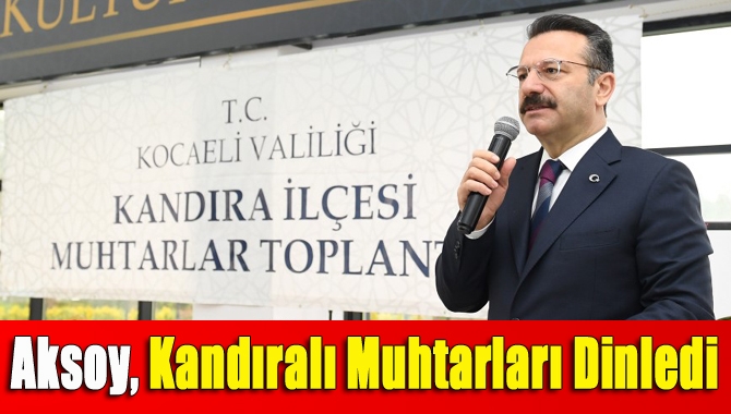 Vali Hüseyin Aksoy önceki gün Namazgah Kültür Merkezi’nde gerçekleşen programda