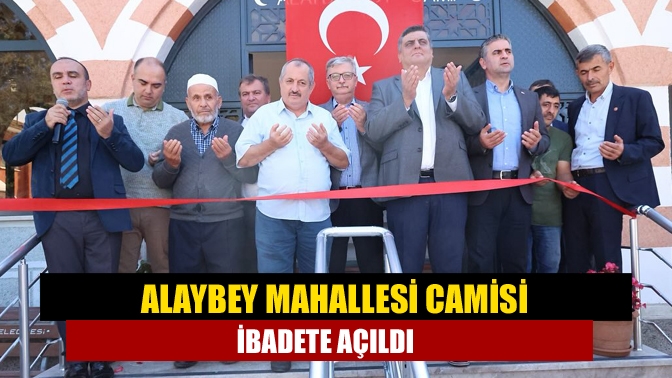 Kandıra ilçesinde temeli 2020’de başlanan ve yapımı tamamlanan Alaybey Mahalle