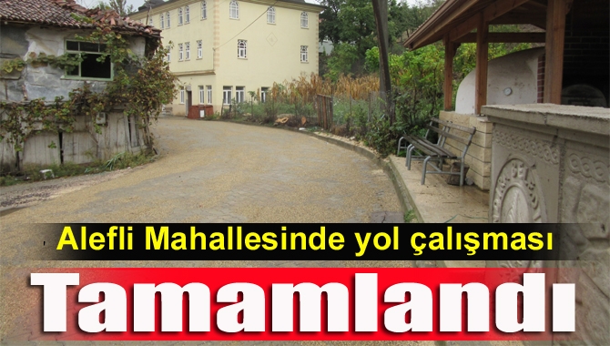 Kandıra Belediyesi Fen İşleri Müdürlüğü ekipleri Alefli Mahallesi’nde kilitli parke
