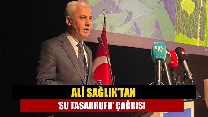 Su tasarrufu konusunda vatandaşlara çağrıda bulunan İSU Genel Müdürü Ali