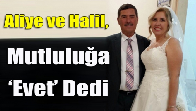 Kandıra’nın tanınmış isimlerindenAliye Aynagöz, Halil Eroğmuş ile hayatını birleştirdi.