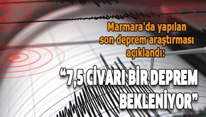 Araştırmada fayın doğu kanadında biriken enerjinin büyük bir depremin meydana
