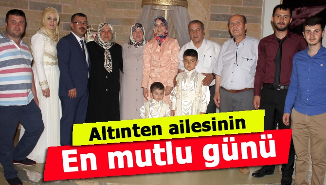 Kandıra’nın tanınmış simalarından Merve-Erdem Altınten çiftinin oğulları Egemen ve Umut
