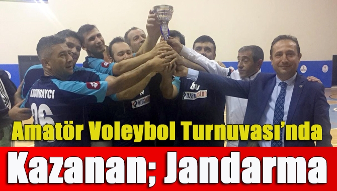 Kandıra’da “Amatör Spor Haftası” etkinlikleri kapsamında düzenlenen voleybol turnuvasında birincilik