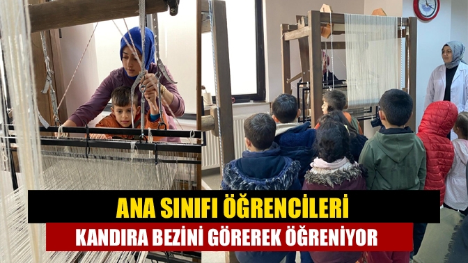 Kandıra Zafer ilkokulu anasınıfında bu yıl yapılan ilimizin Zenginlikleri proje