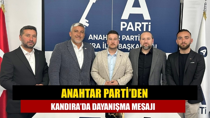 Anahtar Parti Kandıra İlçe Başkanlığı’nın olağan toplantısına Kaynarca teşkilatı da