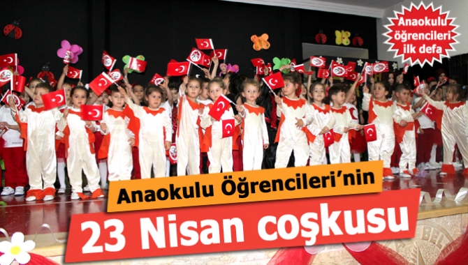 Kandıra Selma Orhon Atameriç Anaokulu öğrencileri, 23 Nisan Ulusal Egemenlik