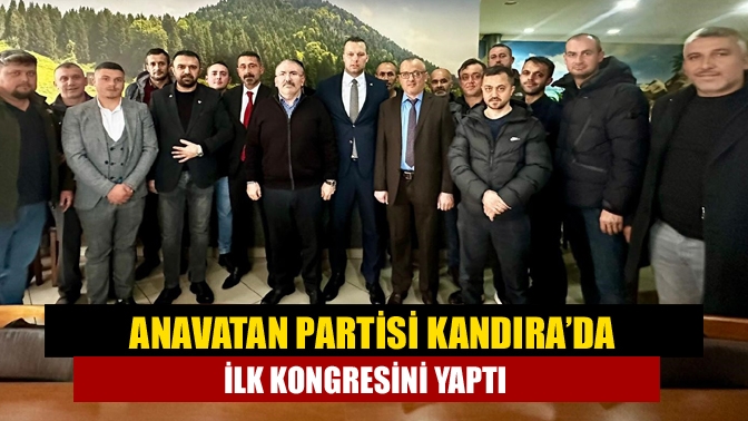 Anavatan Partisi Genel Merkezi tarafından Kandıra ilçe başkanlığına ataması yapılan