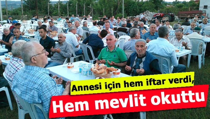 Kandıra’nın tanınmış esnaflarından Süleyman Arda, bir sene önce kaybettiği annesi