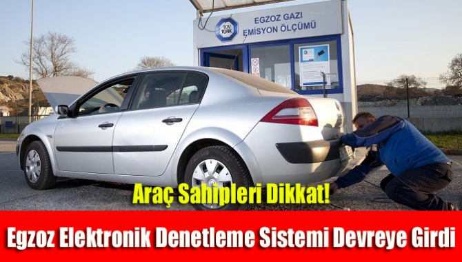 Çevre ve Şehircilik Bakanlığı'nın yeni uygulaması Egzoz Elektronik Denetleme Sistemi